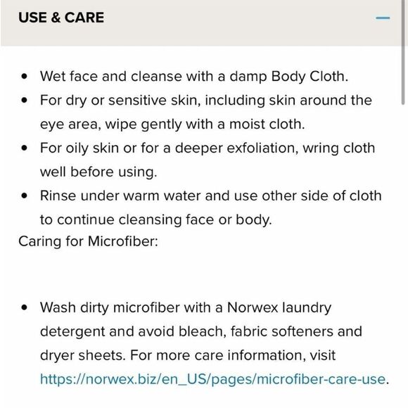 Norwex Face and Body Cloths Set of 3 in Denim NWT - Picture 6 of 8